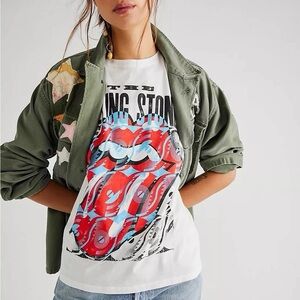 DAYDREAMER Rolling Stones Short Sleeve Cotton Graphic Tee Medium